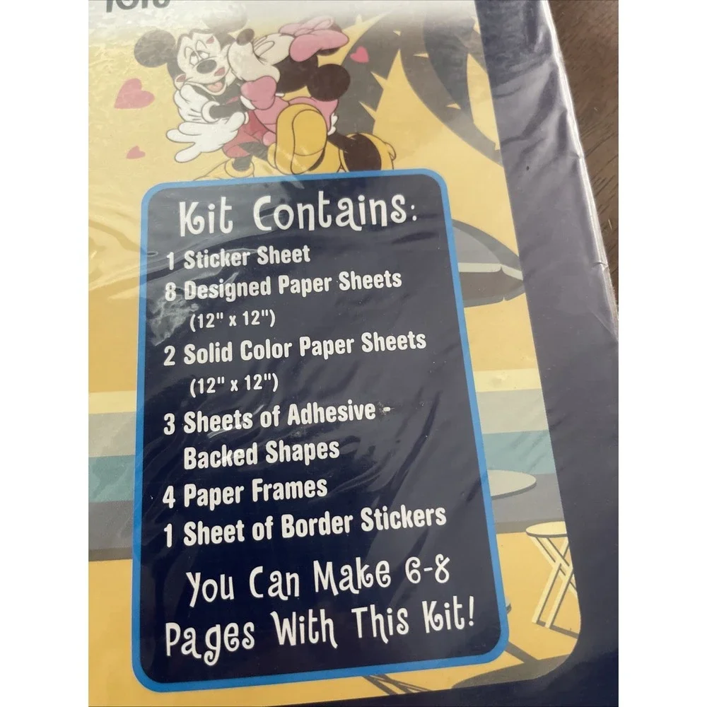 Walt Disney World Scrapbooking Kit Capture The Magic Mickey Minnie Love